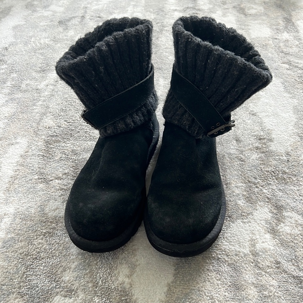 Black Uggs with buckle